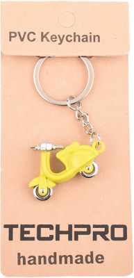 

Techpro Lime Green Vespa scooter Design Key Chain(Multicolor)