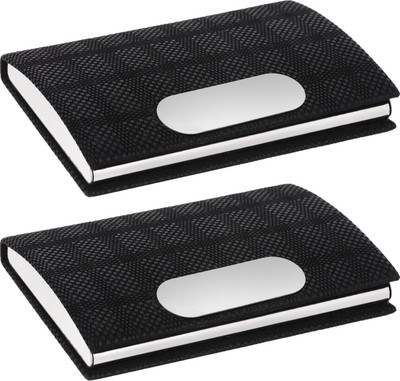 

Flipkart SmartBuy High Quality | Stylish Soft Black Credit/debit/ATM/ID/Visiting SUPER SLEEK, STURDY 10 Card Holder(Set of 1, Black)