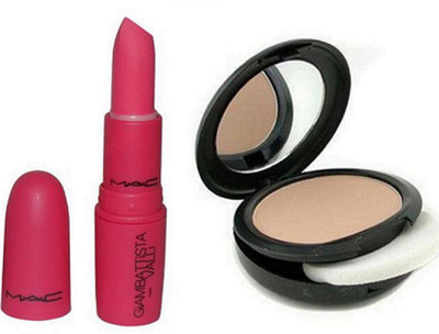 

studio fix combo Compact&Mac Giambattista Vegas Volt Lipstick(Set of 2)