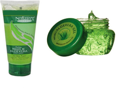 

Nature's Essence Neem Face Wash and Aloevera Gel(Set of 2)