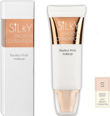 

HD Silky Smooth Foundation Flawless Finish Make UP For- GIrls & WOmen & Ladies Foundation(White Ivory)