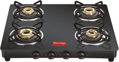 Compare Prestige Edge Pebs 04 40288 4 Burners Gas Stove Black