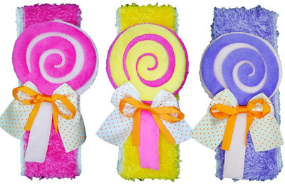

Netboys Crochet Cutwork Flower Baby Headband ( Pink, Yellow, Purple ) 3 Pcs Set Head Band(Multicolor)