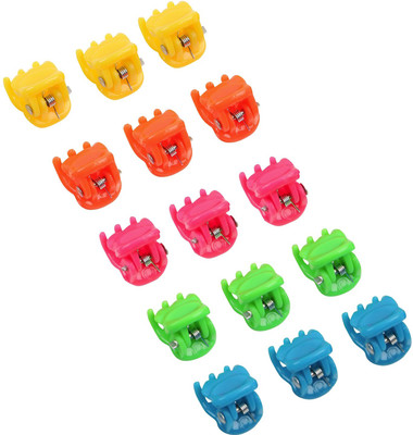 

Princesse Lili (France) Mini Claw Hair Clips for Girls and Kids (15 pcs) - (Mix Colour) Hair Clip(Multicolor)