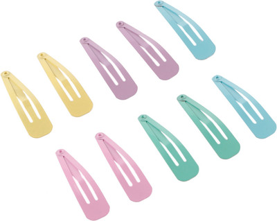 

Princesse Lili (France) Tic Tac Hair Clips for Girls and Kids (10 pcs) - (Mix Colour) Tic Tac Clip(Multicolor)