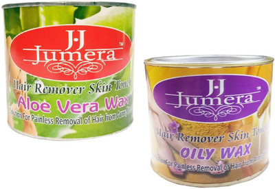

j.j jumera jumera special combo aloevera wax with oily wax 650 Wax(300 g, Set of 2)