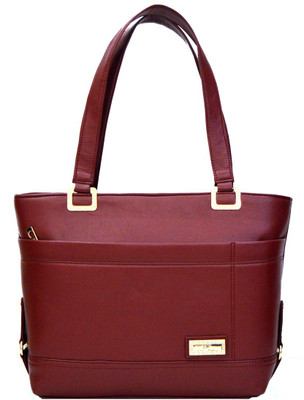 

AGINOS Hand-held Bag(Maroon)