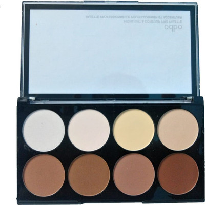 

Odbo Highlighter And Contour Pro Palette 8 Shades( All Skin Type) Highlighter(Multi)