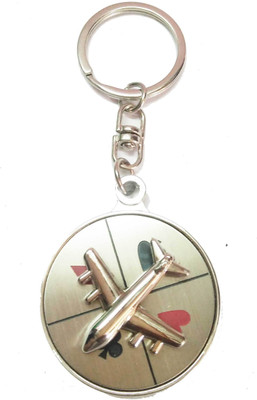 

Prime Key Chain Stylish Aeroplane In a Circle Key Chain EM Key Chain