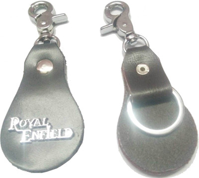

Prime Key Chain Stylish Leather Two Sided Royal Enfield Key Chain ET Key Chain