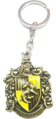 

Prime Key Chain Fancy Harry Potter Hufflepuff Metal KeyChain AV Key Chain