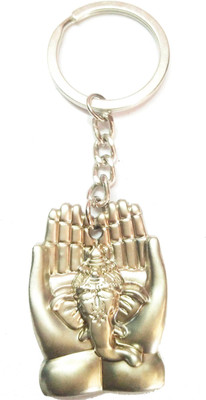 Prime Key Chain Lord Ganesha/Ganpati In Hand Key Chain DR Key Chain