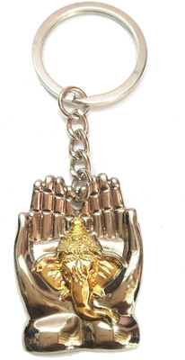 

Prime Key Chain Lord Ganesha/Ganpati In Hand Key Chain DS Key Chain