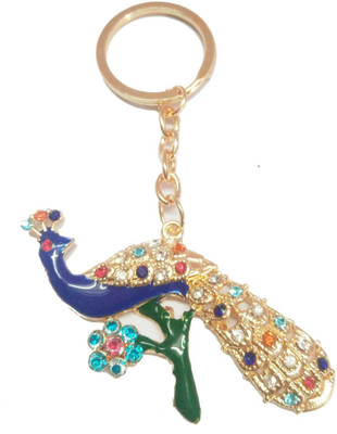 

Prime Key Chain Peacock Key Chain With Handcrafted Stone work A1 quality AB Key Chain