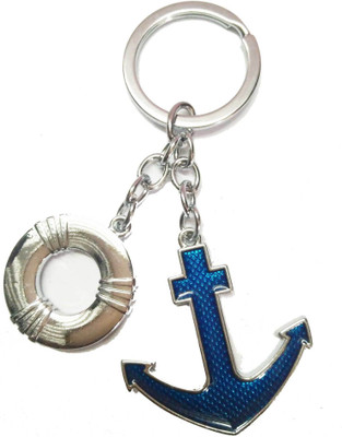 

Prime Key Chain Fancy Ship Anchor and Tube Key Chain EB Key Chain