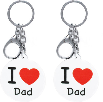 

Flipkart SmartBuy I LOVE DAD ( Gift for DAD ) Pack of 2 Key Chain