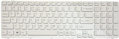 

Swiztek VAIO SVE15 SVE-15 SERIES SVE1511A1E SVE15111EA SVE15113EN (WHITE) Internal Laptop Keyboard(White)