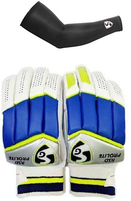 

SG Combo Of Two- One Pair Of 'Rsd Prolite' Batting Gloves (Right Handed) (Size- Men) + One Pair Of Cricket Hand Sleeves (Large) (Color On Availability)- Cricket Kit