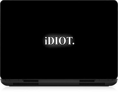 

Gallery 83 ® idiot laptop skin sticker wallpaper (15 inch x 10 inch) 2354 vinyl Laptop Decal 15.6 Vinyl Laptop Decal 15.6