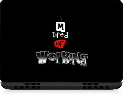 

Gallery 83 ® im tired of working laptop skin sticker wallpaper (15 inch x 10 inch) 2359 vinyl Laptop Decal 15.6 Vinyl Laptop Decal 15.6
