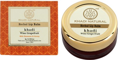 

Khadi Natural AYURVEDIC WINE GRAPEFRUIT LIP BALM (Pack of 2) WINE GRAPEFRUIT(Pack of: 2, 10 g)