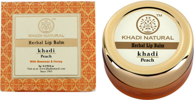 

Khadi Natural AYURVEDIC PEACH LIP BALM (Pack of 2) PEACH(Pack of: 2, 10 g)