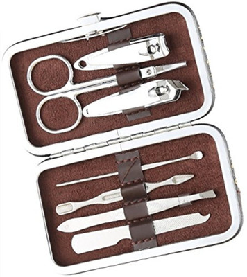 

Tiru Manicure Pedicure Set Kit with 7 Tools(0 ml, Set of 7)