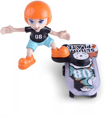 

TALKING GANESHA Skateboard Stunt Toy with Amazing & Cool Stunts, Lights & Sound Effects Toy for Kids - Multicolor(Multicolor)