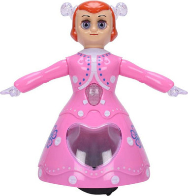 

JAYNIL ENTERPRISE Little grin 3D Light Music Dancing Princess, Multi Colour(Multicolor)