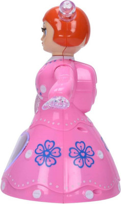 

JAYNIL ENTERPRISE Princess Dance Toy (Battery Operated) with Sway function, 360 Degree Rotation,Amazing 3D Lights,Music and Dance for Kids to Enhance Brain Development and curiosity,Pink.(Multicolor)