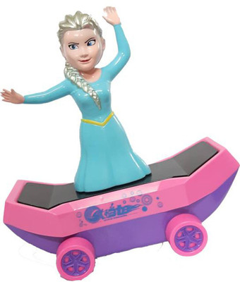 

FLAME Frozen Dancing doll With 3D Lights & Sound(Multicolor)