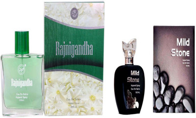 

dsp MILD STONE PERFUME 100 ML + RAJNIGANDHA PERFUME 100 ML Eau de Parfum - 100 ml(For Men & Women)