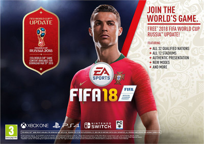

FIFA 18 (FIFA WORLD CUP RUSSIA 2018)(FIFA 18 RUSSIA WORLD CUP, for PS4)