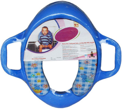 

CROOX New Standard Size Multi-Colour Plastic Potty Seat Blue Potty Seat(Multicolor)