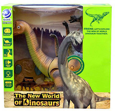 

TALKING GANESHA Realisitic Remote Controlled Dinosaur Robot with Lights & Sound Toy for Kids(Orange)