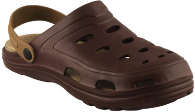 

ZIPLITE Men Brown/Tan Clogs