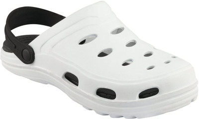 

ZIPLITE Men White/Black Clogs