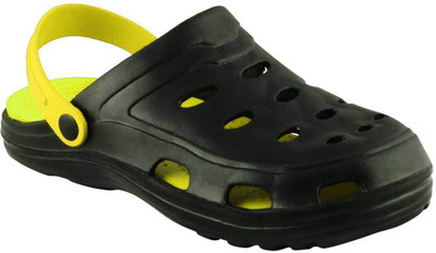 

ZIPLITE Men Black/Yellow Clogs
