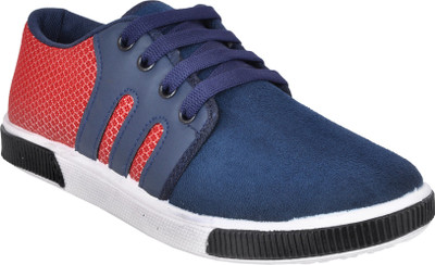 

Ajeraa Sneakers For Men(Blue, Red