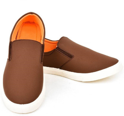 

STYLIVO Casual Tan Orange Loafers For Men(Tan, Orange