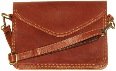 

byb buyyourbest.com Boys & Girls Brown Genuine Leather Sling Bag
