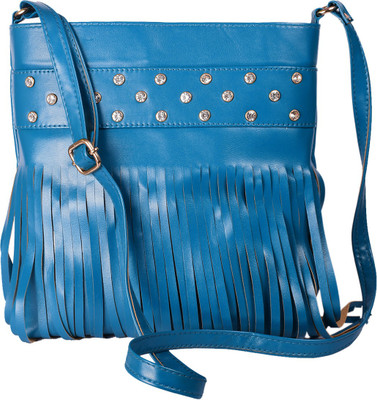 

Glasy Women Green PU Sling Bag