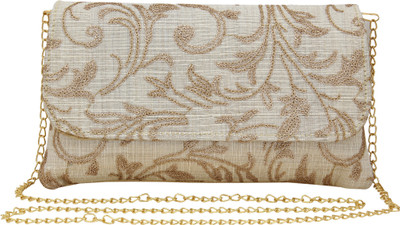 

HOT THREADS Women Beige Leatherette Sling Bag