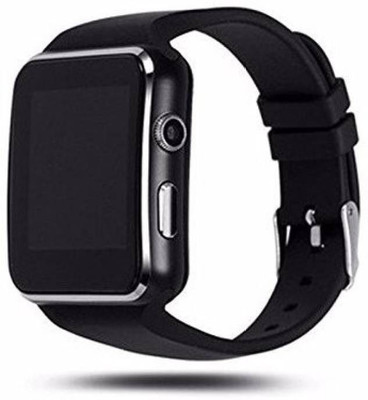 

True Store ™ X6 Bluetooth Smart Watch Compatible With Android and IOS Devices Smartwatch(Black Strap Free Size)