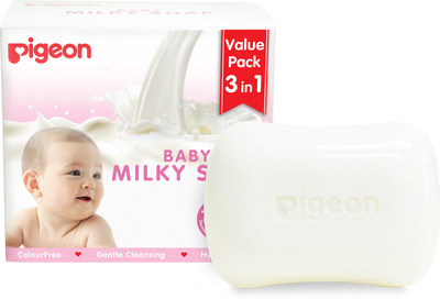 Pigeon BABY MILKY SOAP(210 g, Pack of 3)