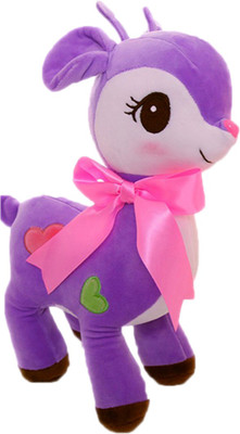 

Babique Teddy Bear Soft Toy Deer Animal kids birthday Gift Stuffed Soft Plush Toy Love (1Pc -Assorted Color) - 25 cm(multi)
