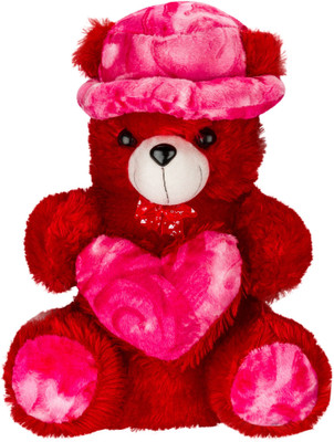

Fashion Knockout Fko Huggable Cap-Heart Teddy - 19 inch(Red, Pink), Pink;red
