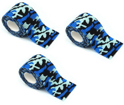 The SweatShop Weightlifting Athletic Grip Tape Hand Support(Blue, Blue camo