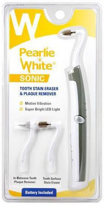 

pearlie white Sonic Tooth Stain Eraser With Plaque Remover (Imported) Teeth Whitening Kit