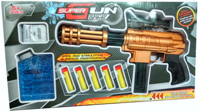 

HALO NATION High Grade Toy Gun with Water Crystal bullets & Foam Bullets - Gold Edition(Gold)